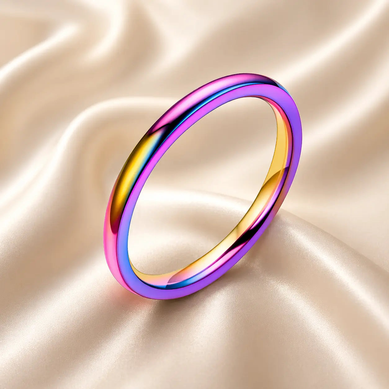 Simple 2mm 4mm 6mm Titanium Ring Women Men Prevent Allergy High Polished Wedding Rings Stainless Steel Couple Finger Jewelry Velora Diamond