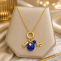 Light Luxury Titanium Steel Star Necklace – Gold Planet & Moon Pendant for Women Velora Diamond