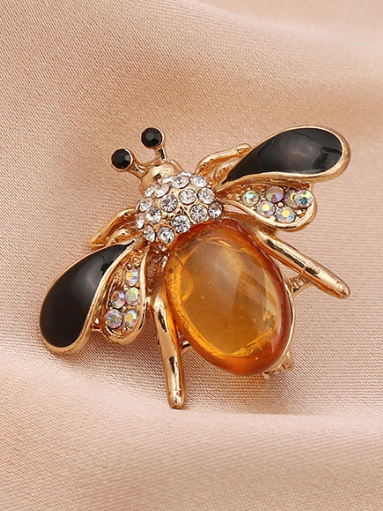1PC Women's Fashion Trend Personalized Imitation Pearl Bee Brooch Pin Jewelry Suitable for Outdoor Dating, Party, Festival Gifts {{Product vendor}}