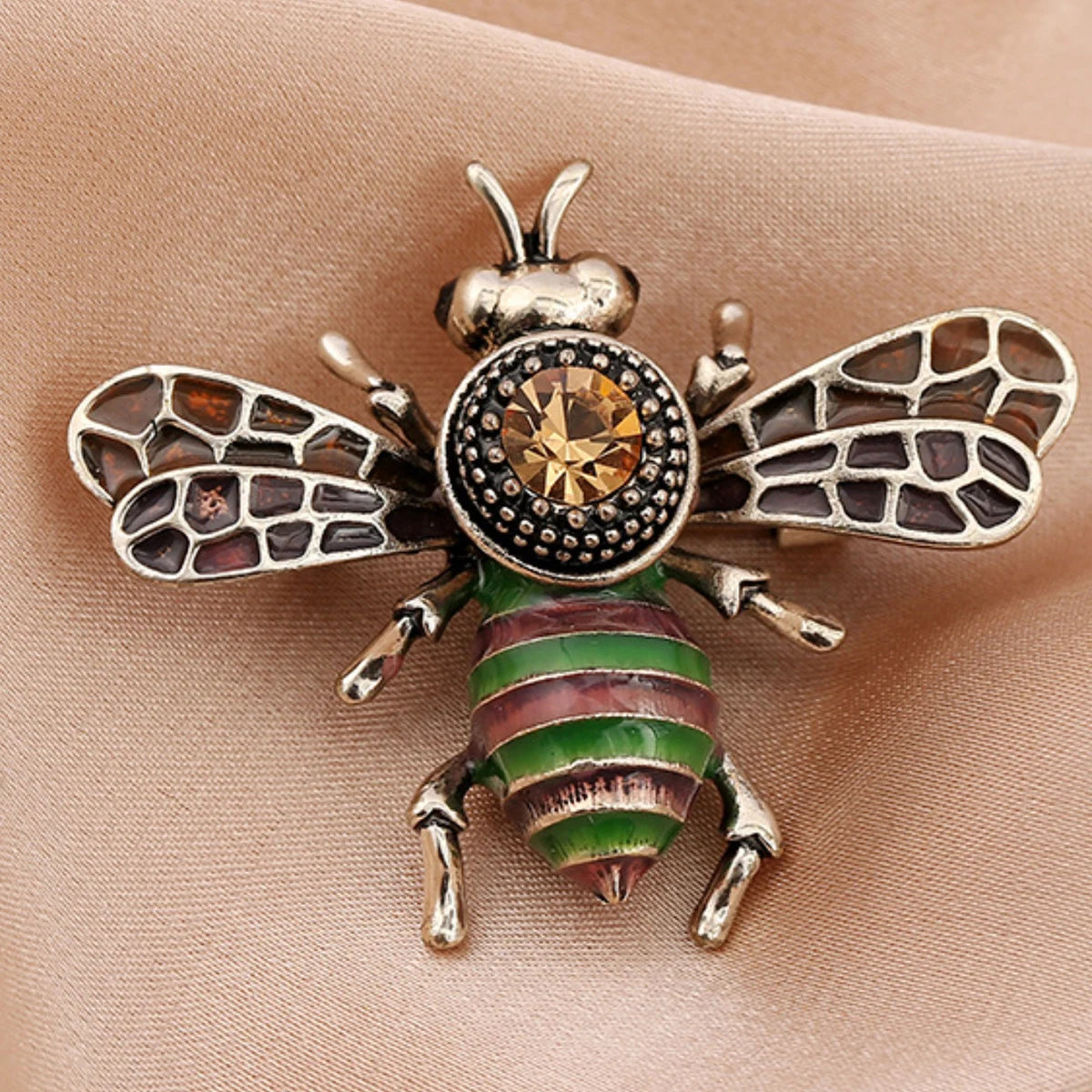 1PC Women's Fashion Trend Personalized Imitation Pearl Bee Brooch Pin Jewelry Suitable for Outdoor Dating, Party, Festival Gifts {{Product vendor}}