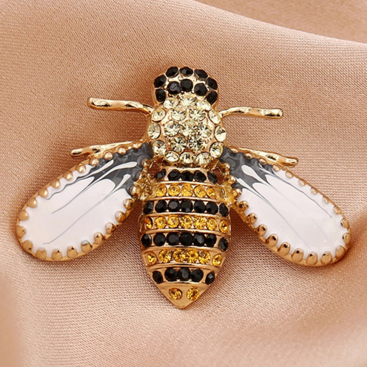 1PC Women's Fashion Trend Personalized Imitation Pearl Bee Brooch Pin Jewelry Suitable for Outdoor Dating, Party, Festival Gifts {{Product vendor}}