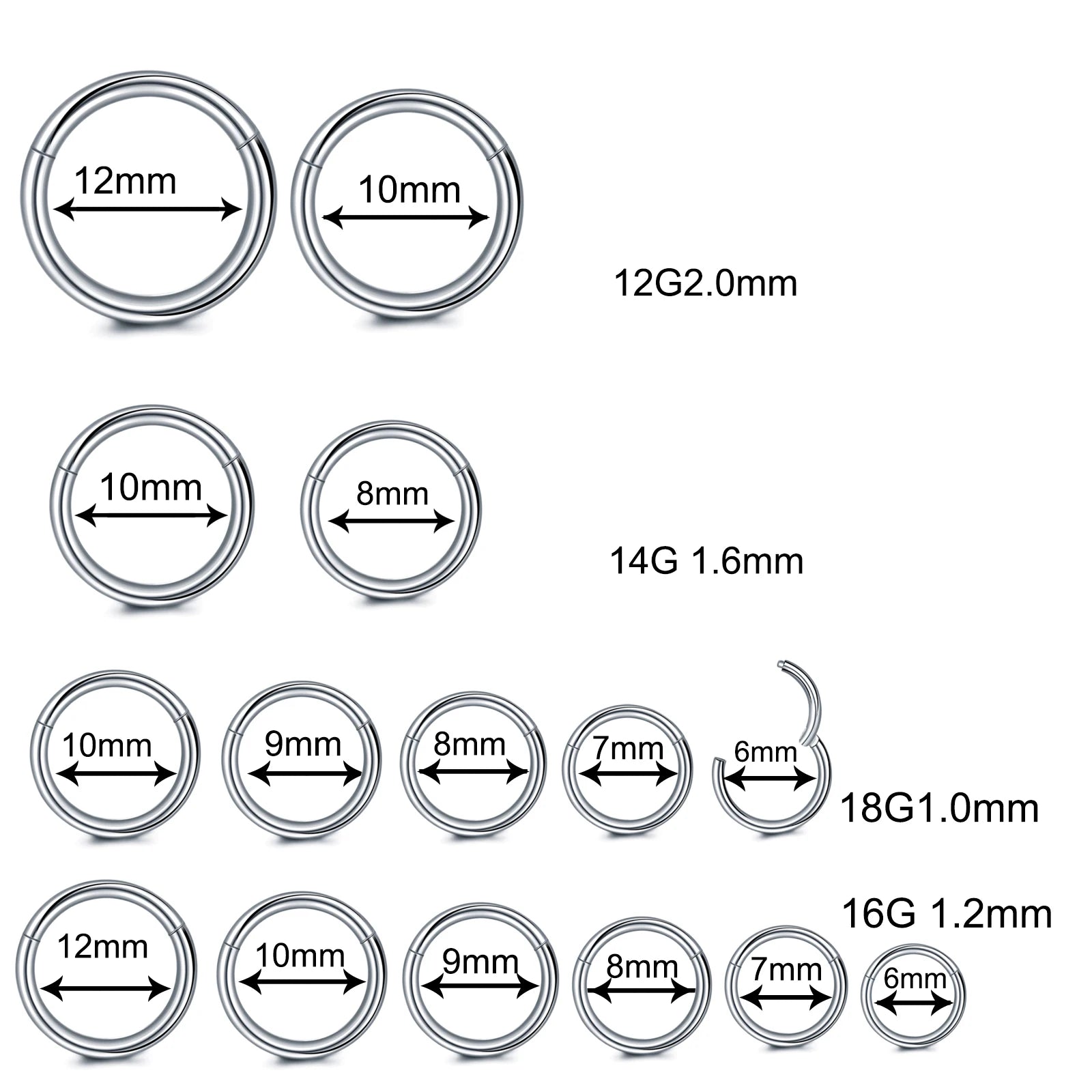 Hypoallergenic Nose Rings for Sensitive Skin Velora Diamond