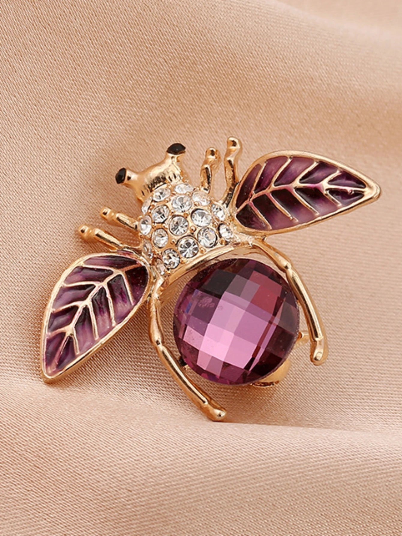 1PC Women's Fashion Trend Personalized Imitation Pearl Bee Brooch Pin Jewelry Suitable for Outdoor Dating, Party, Festival Gifts {{Product vendor}}