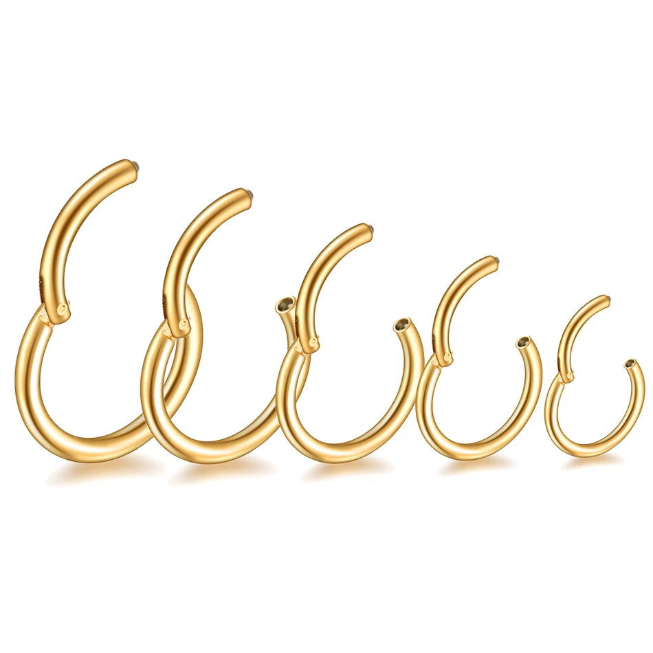 Hypoallergenic Nose Rings for Sensitive Skin Velora Diamond