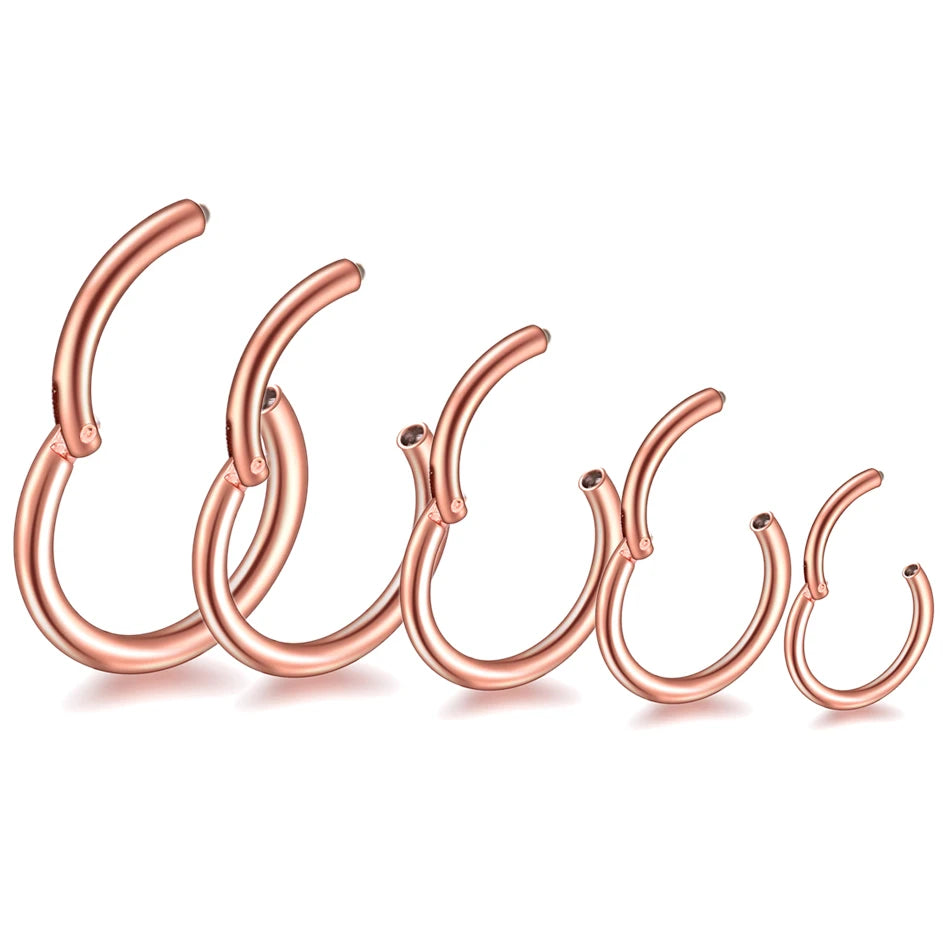 Hypoallergenic Nose Rings for Sensitive Skin Velora Diamond