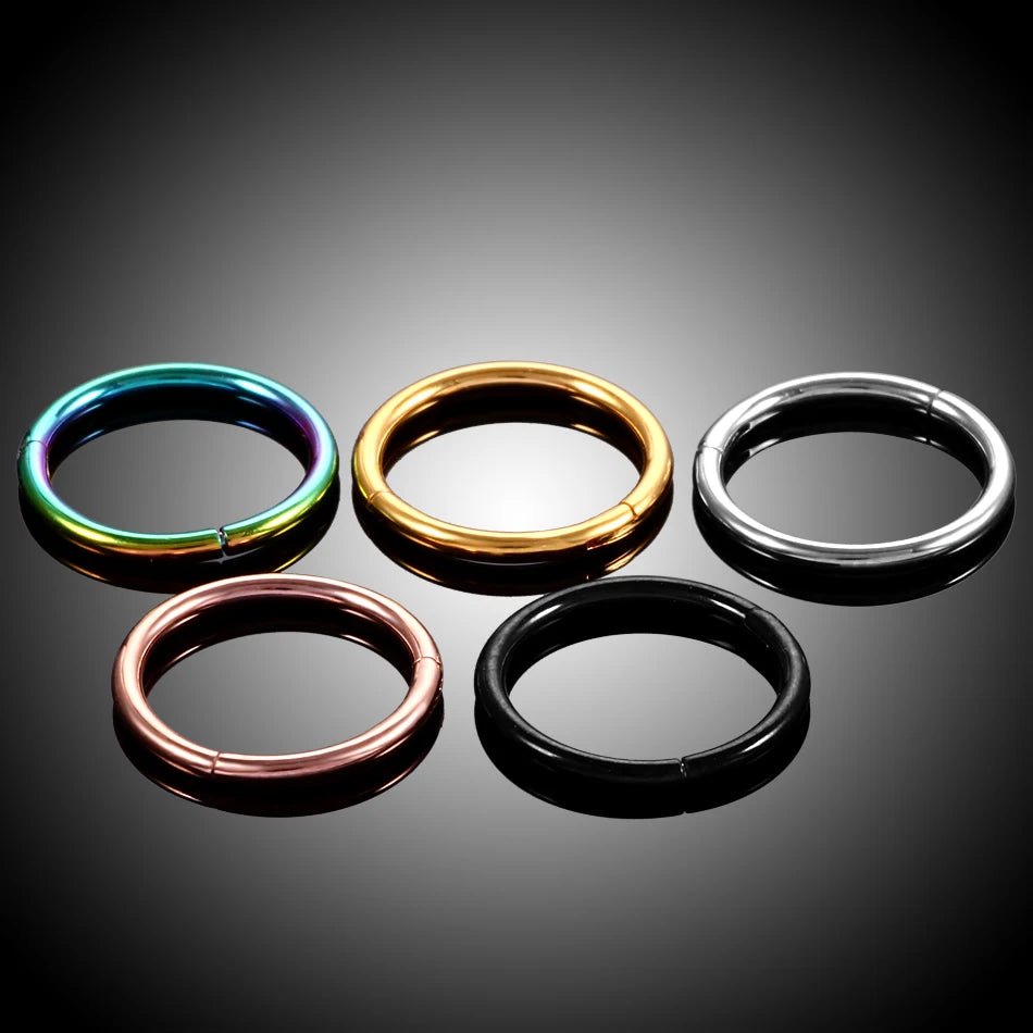 Hypoallergenic Nose Rings for Sensitive Skin Velora Diamond
