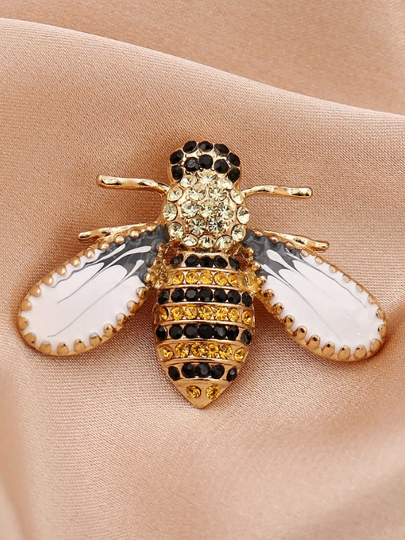 1PC Women's Fashion Trend Personalized Imitation Pearl Bee Brooch Pin Jewelry Suitable for Outdoor Dating, Party, Festival Gifts {{Product vendor}}