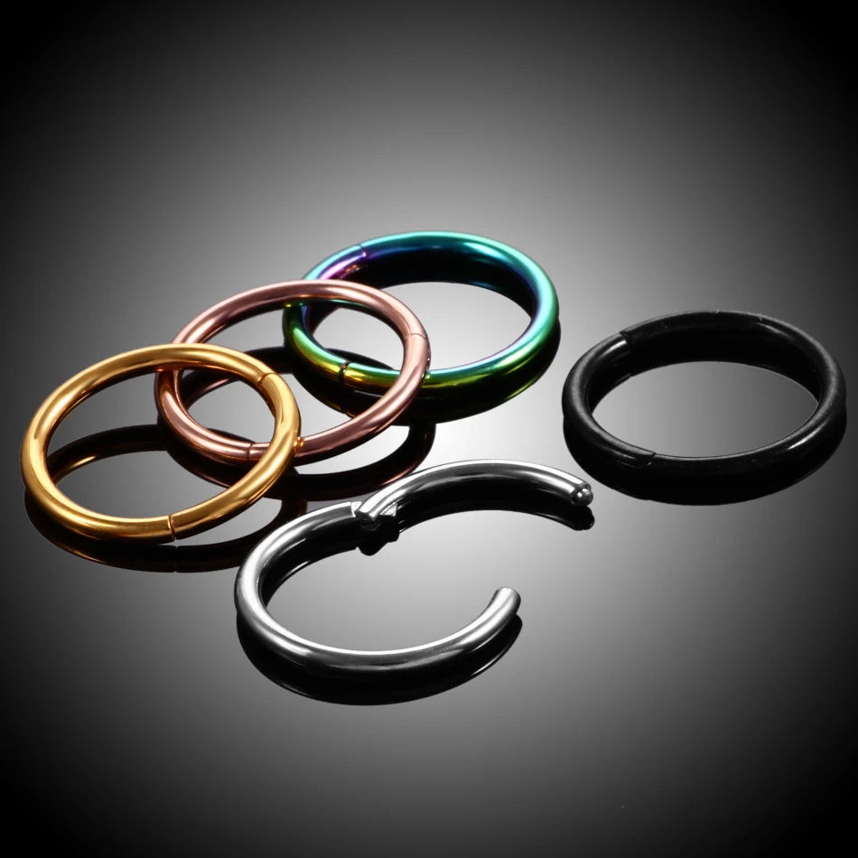 Hypoallergenic Nose Rings for Sensitive Skin Velora Diamond