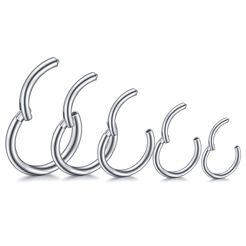 Hypoallergenic Nose Rings for Sensitive Skin Velora Diamond